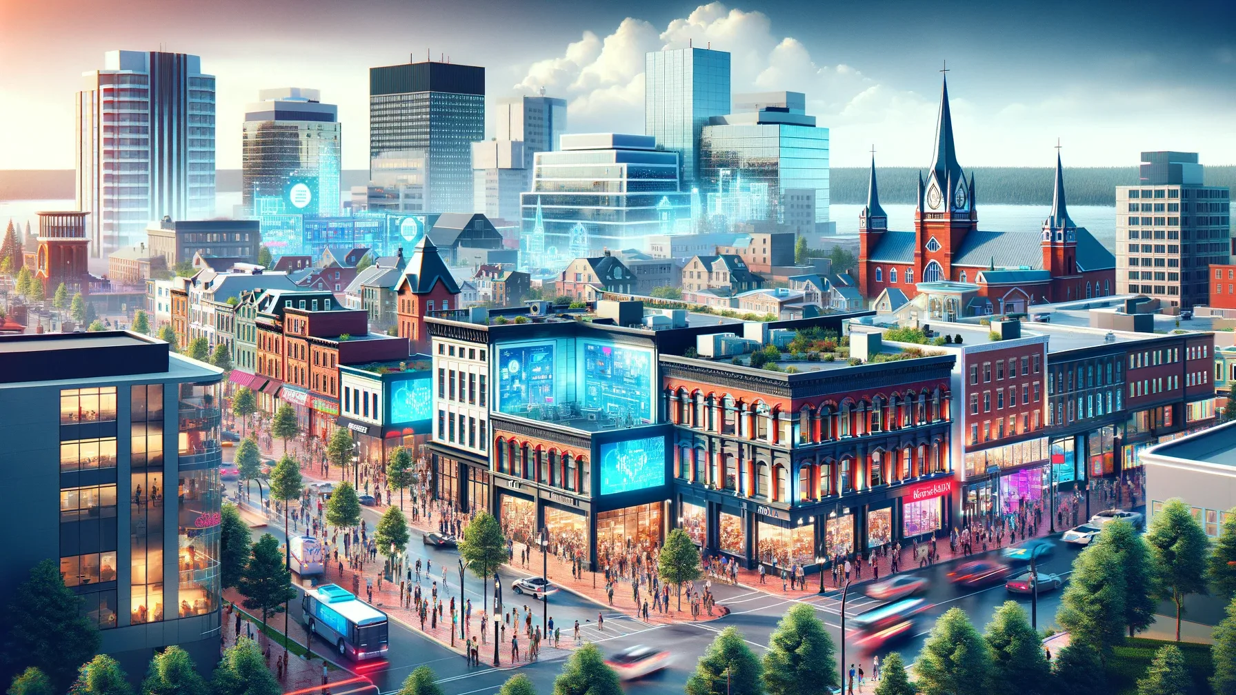 Moncton Business Growth Generated with AI